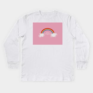 love everyone rainbow Kids Long Sleeve T-Shirt